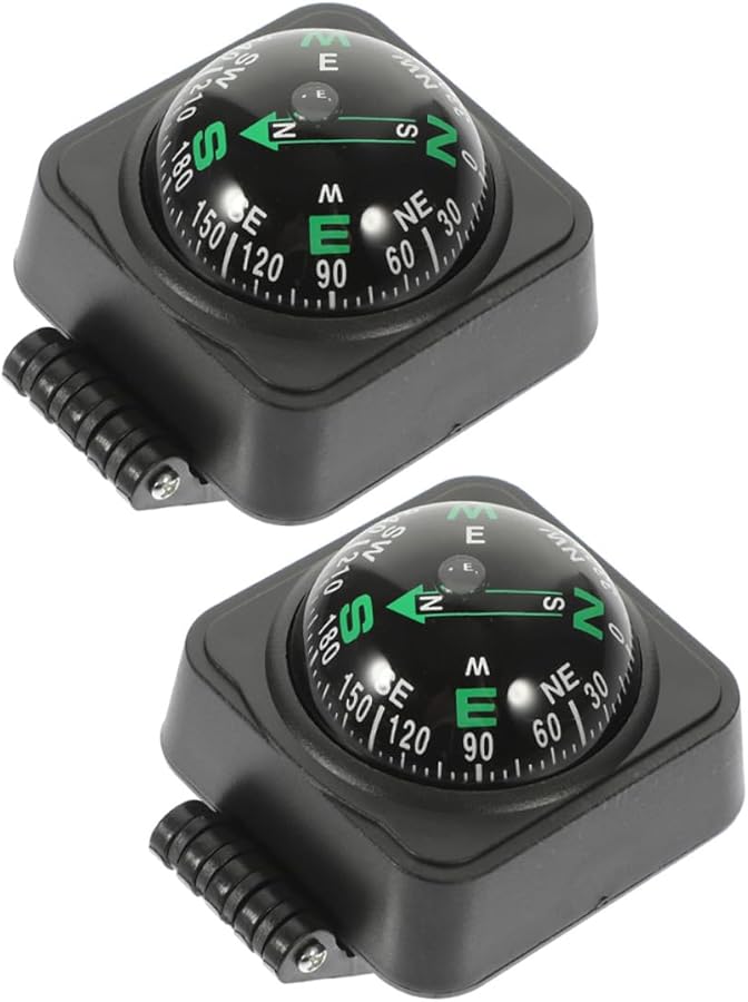 بوصلة السيارة القابلة للتعديل للسيارة والشاحنة والقارب والتنزه في الهواء الطلق والملاحة - Image 1